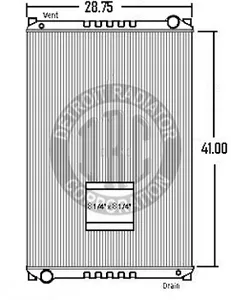 Detroit Radiator Freightliner 1152024 