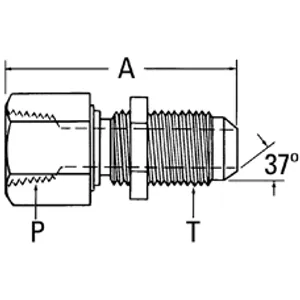 Eaton Adapter, SAE 37 876510 