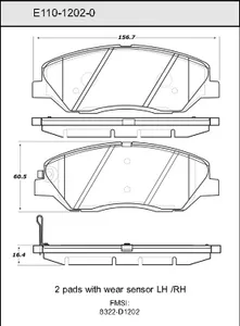 Bendix DISC PAD 444174 